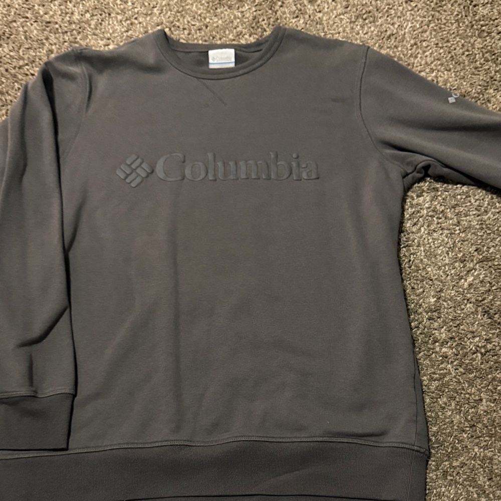 Columbia Men's Charcoal Crewneck Sweater